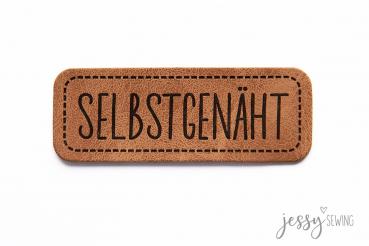 Kunstleder Label Selbstgenäht by Jessy Sewing